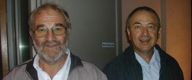 de gauche à droite : Jean-Claude CRUT et Armand ATHIAS